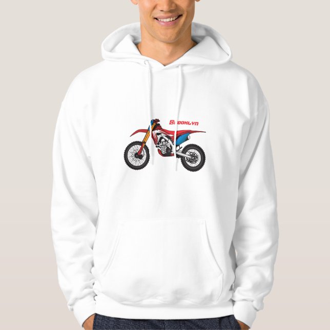 Motorrad Hoodie (Vorderseite)
