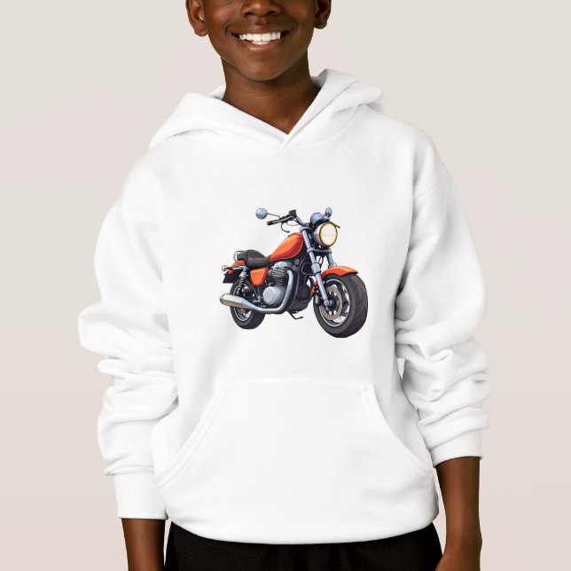 Motorrad Hoodie (Vorderseite)