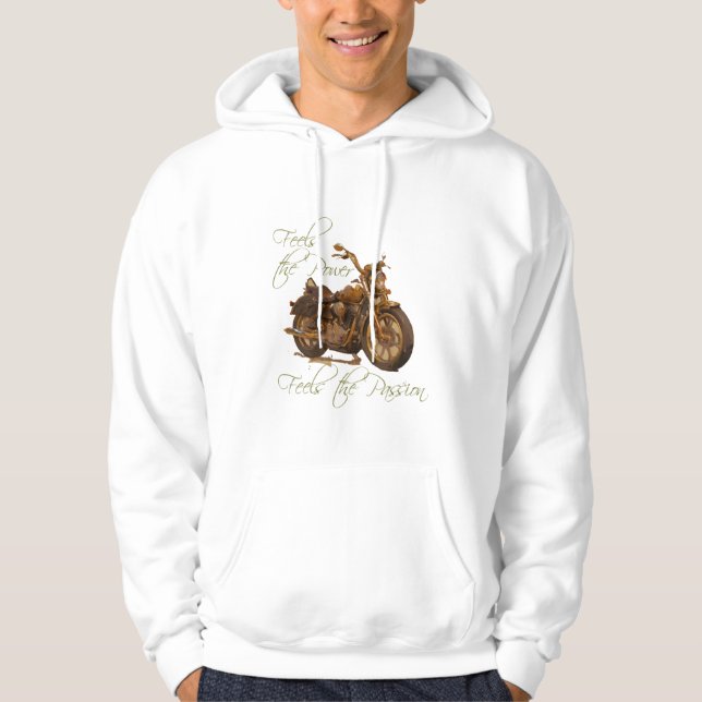 Motorrad Hoodie (Vorderseite)