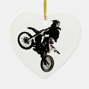 Motorrad Keramik Ornament