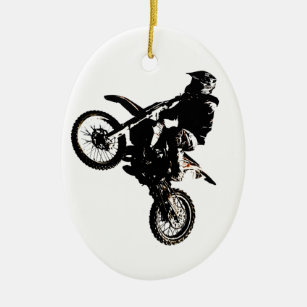 Motorrad Keramik Ornament