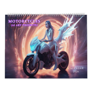 Motorrad-Kunst mit KI Kalender