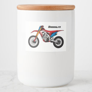 Motorrad Lebensmitteletikett