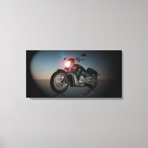 Motorrad Leinwanddruck