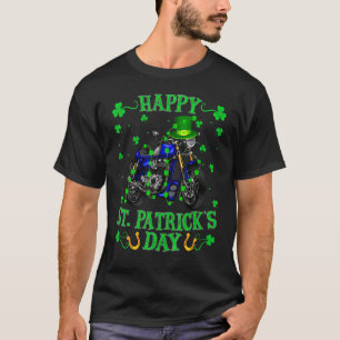 Motorrad Leprechaun Hat Motorrad St Patrick' T-Shirt