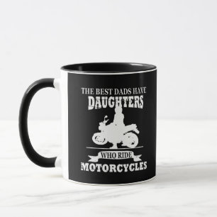 Motorrad-lustige Väter Tag Tasse