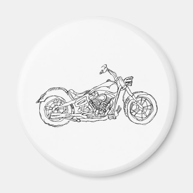 Motorrad Magnet (Vorne)