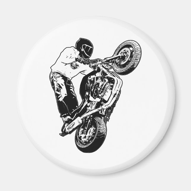 Motorrad Magnet (Vorne)
