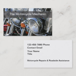 Motorrad-Mechaniker-Reparaturmann Visitenkarten Visitenkarte