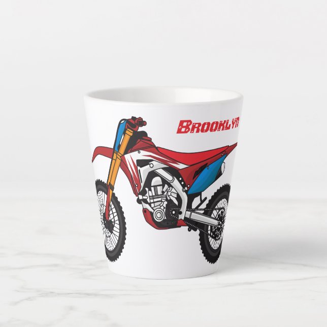Motorrad Milchtasse (Vorderseite)