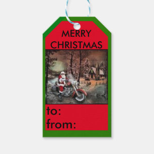 Motorrad mit Sankt-Bauernhausgeschenkumbau Geschenkanhänger