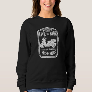 Motorrad Moped Scooter Racing Pul Sweatshirt