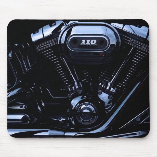 Motorrad-Motor-Mausunterlage Mousepad (Vorne)