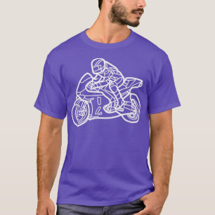 Motorrad Motorrad Fahrrad Fahrrad Stuntman Sport B T-Shirt