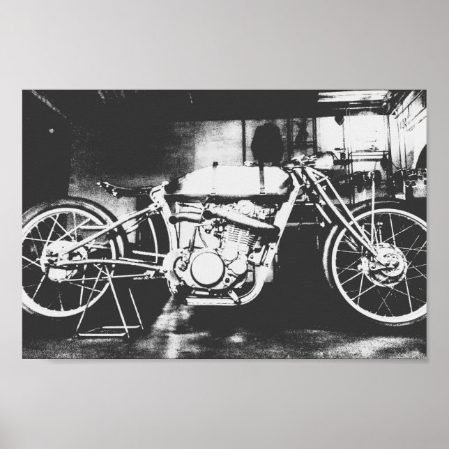 Motorrad Motorrad Fahrrad Poster (Vorne)