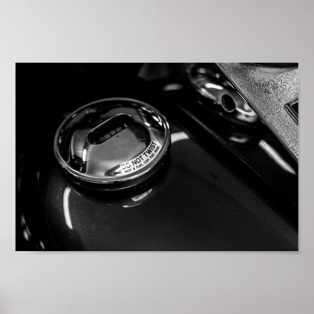 Motorrad Motorrad Fahrrad Poster (Vorne)