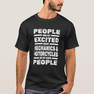 Motorrad-Motorrad-Garage Mec T-Shirt