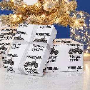 Motorrad Motorrad Geburtstag Motorrad Geschenkpapier