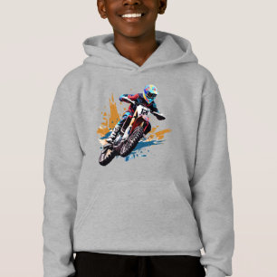 Motorrad-Motorrad-Kreuzung Hoodie