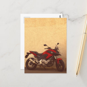 Motorrad-Motorrad-Motorrad-Rad-Fahrer Postkarte