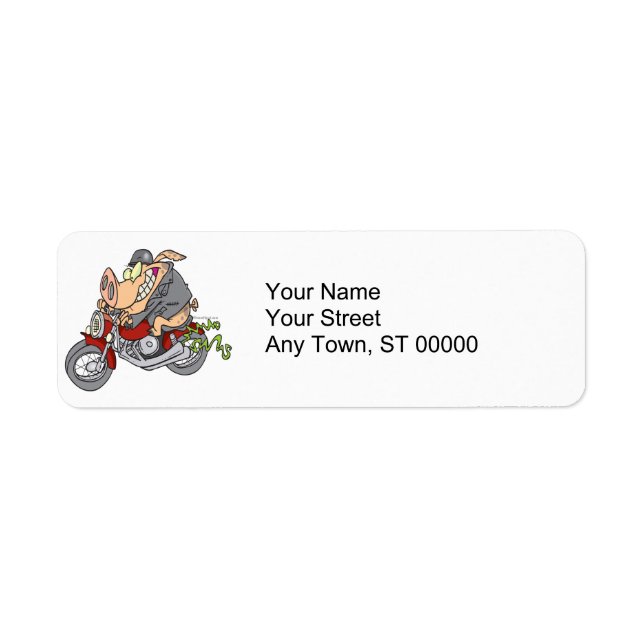 Motorrad-Motorrad-Motorradfahrer Cartoon (Vorne)