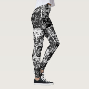 Motorrad Motorrad Radfahrer Reiten Lifestyle Leggings