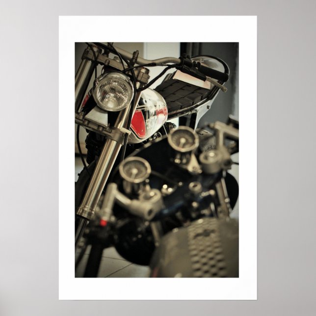 Motorrad Motorrad Yahama Triumph Foto Poster (Vorne)