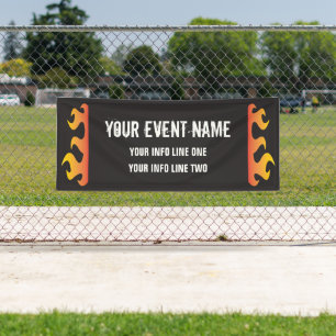 Motorrad- oder Fahrradveranstaltung Banner