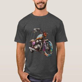 Motorrad-phantastische Motorradfahrer-Tour T-Shirt