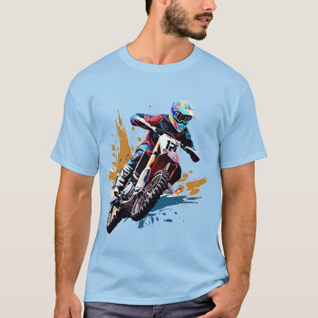 Motorrad-phantastische Motorradfahrer-Tour T-Shirt (Vorderseite)