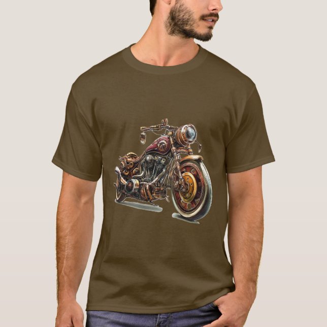 Motorrad-phantastische Motorradfahrer-Tour T-Shirt (Vorderseite)