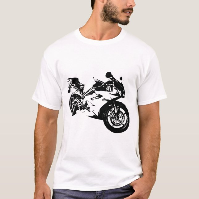 Motorrad-phantastische Motorradfahrer-Tour T-Shirt (Vorderseite)