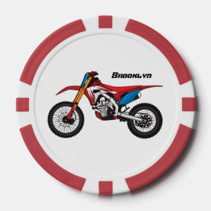 Motorrad Pokerchips