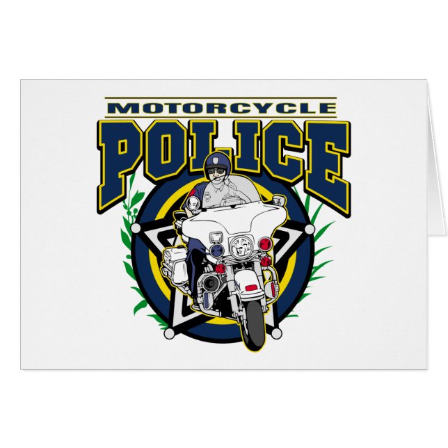 Motorrad-Polizei (Vorderseite (Horizontal))