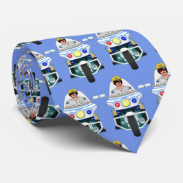 Motorrad-Polizist Necktie Krawatte