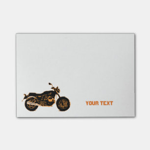 Motorrad Post-it Klebezettel