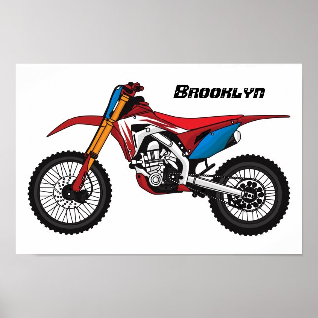 Motorrad Poster (Vorne)