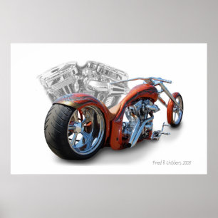 Motorrad Poster