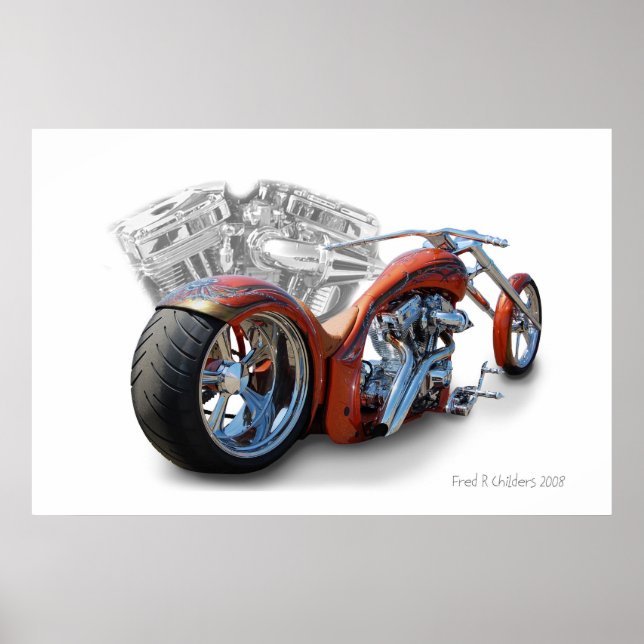 Motorrad Poster (Vorne)