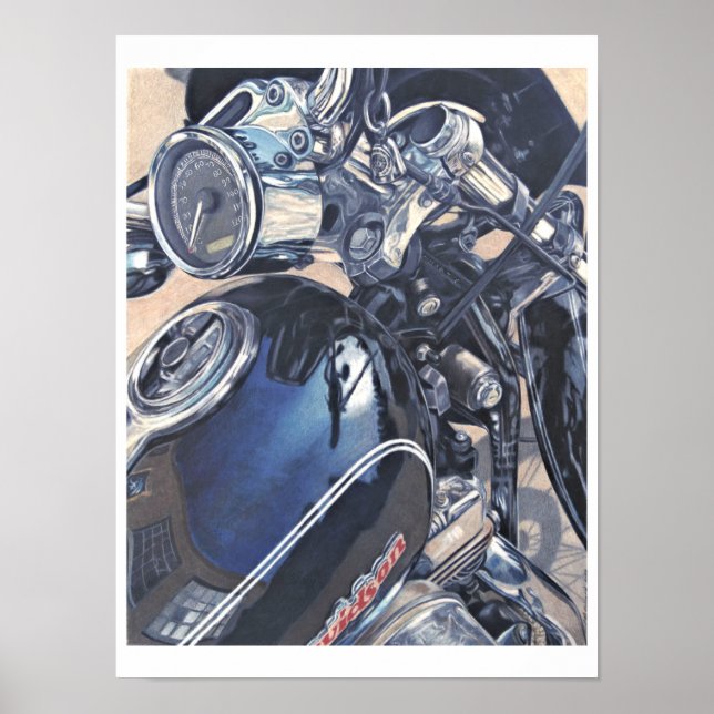 Motorrad Poster (Vorne)