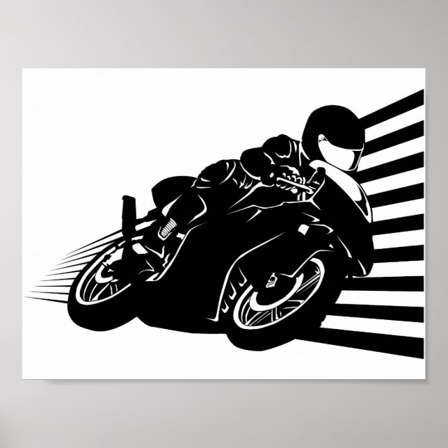 Motorrad Poster (Vorne)