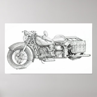 Motorrad Poster