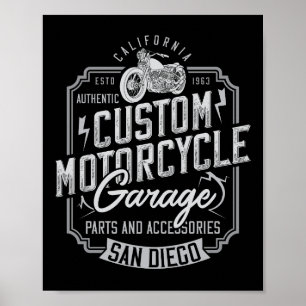 Motorrad-Poster Poster