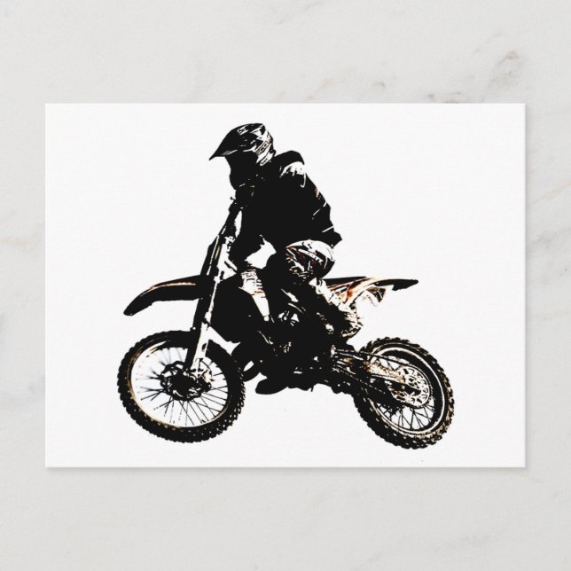Motorrad Postkarte (Vorderseite)