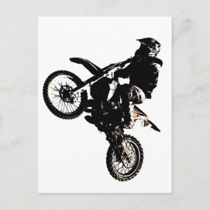 Motorrad Postkarte