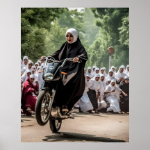 Motorrad Racing Nun
