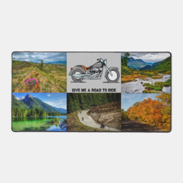 Motorrad-Reise 6 Foto Leichter Upload Urlaub Schreibtischunterlage