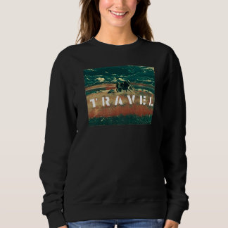 Motorrad-Reise-Abenteuer-Bike Sweatshirt