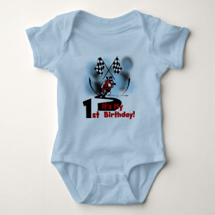 Motorrad-Rennen 1. Geburtstag Tshirts und Geschenk