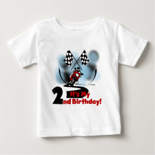 Motorrad-Rennen 2. Geburtstag Tshirts und Geschenk